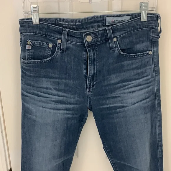AG high-rise skinny crop “The Farrah Skinny Crop” high-waisted jeans in size 29 - Picture 2 of 6